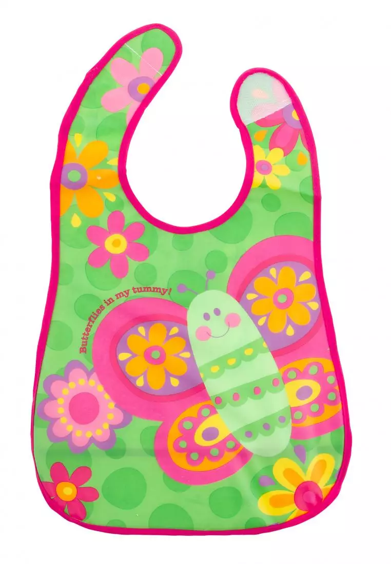 Wipeable Bib- Butterfly