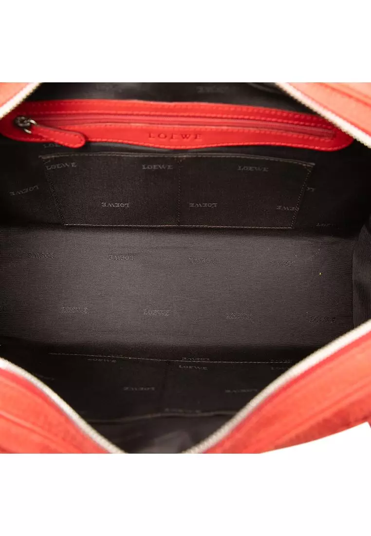 Pre-Loved Loewe Nubuck Senda Handbag