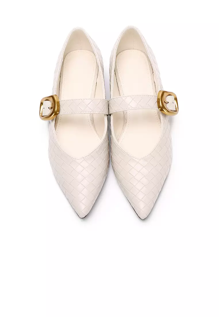 Buy Milliot Co Shanzey Chucky Buckle Ballerina Flats 2025