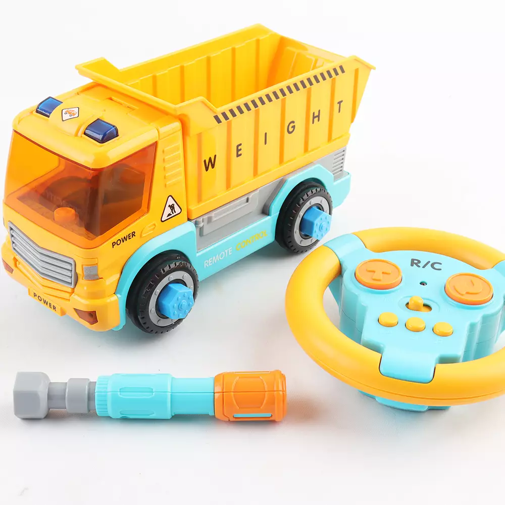 Okiedog DIY RC City Series Dump Truck - Mainan Anak, Mainan Mobil Anak, Mainan Truck Anak