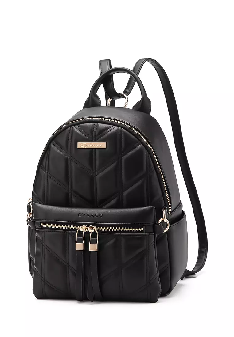 GYKACO TAKA Black - Tas Ransel Wanita - Fashion Backpack (IMPORT)