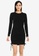 HOLLISTER black Webex Cozy Cinch Dress 728BEAAC8E0102GS_1