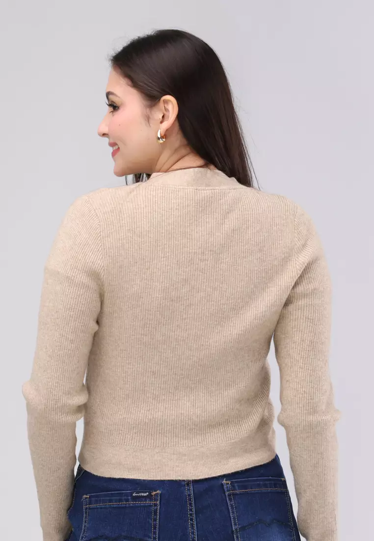 Knitted Long Sleeves Cardigan