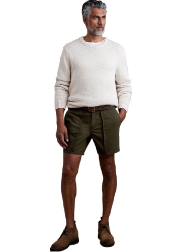 banana republic green shorts