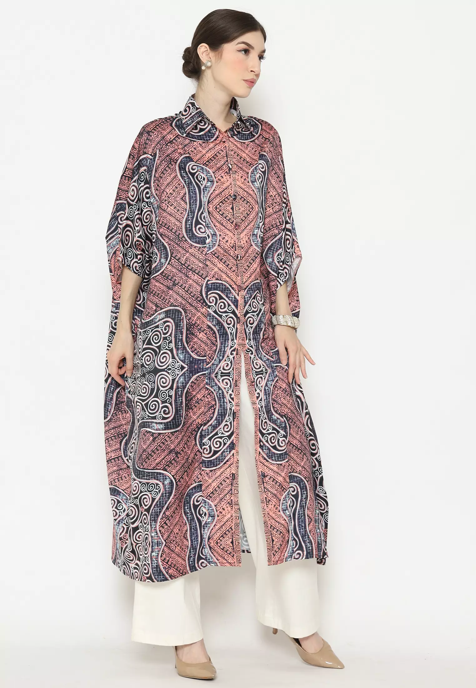 Kanzi Collared Kaftan