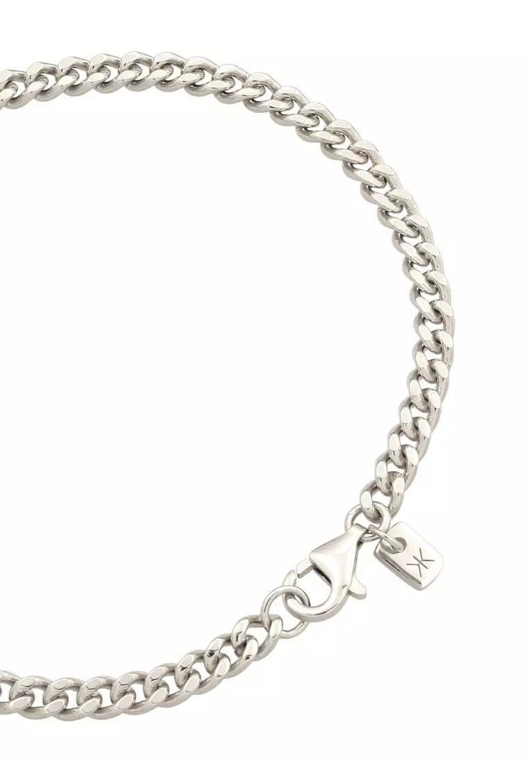 EXCLUSIVE Gelang Perhiasan Perak 925 Pria Big Curb Chain