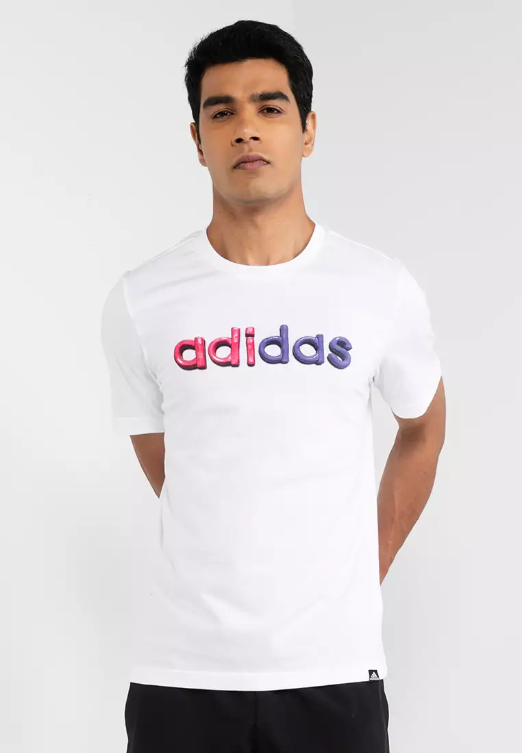 網上選購ADIDAS sportswear photo real linear t-shirt 2024 系列| ZALORA香港