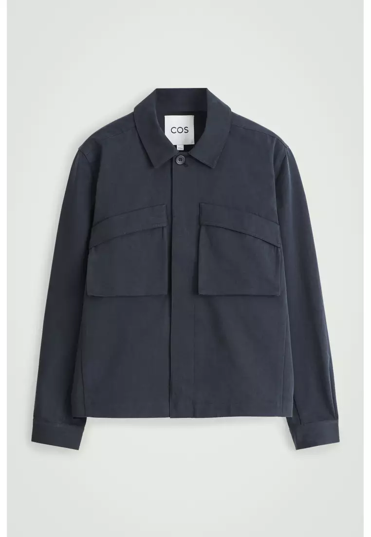 UTILITY COTTON-TWILL OVERSHIRT