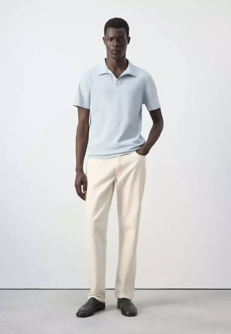 Slim Fit Piqué Polo Shirt