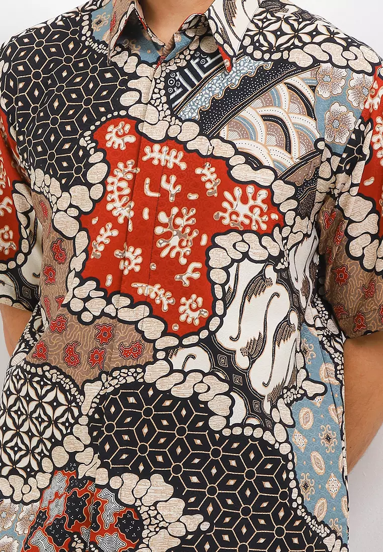 Kemeja Regular Fit Batik Watu Balpung