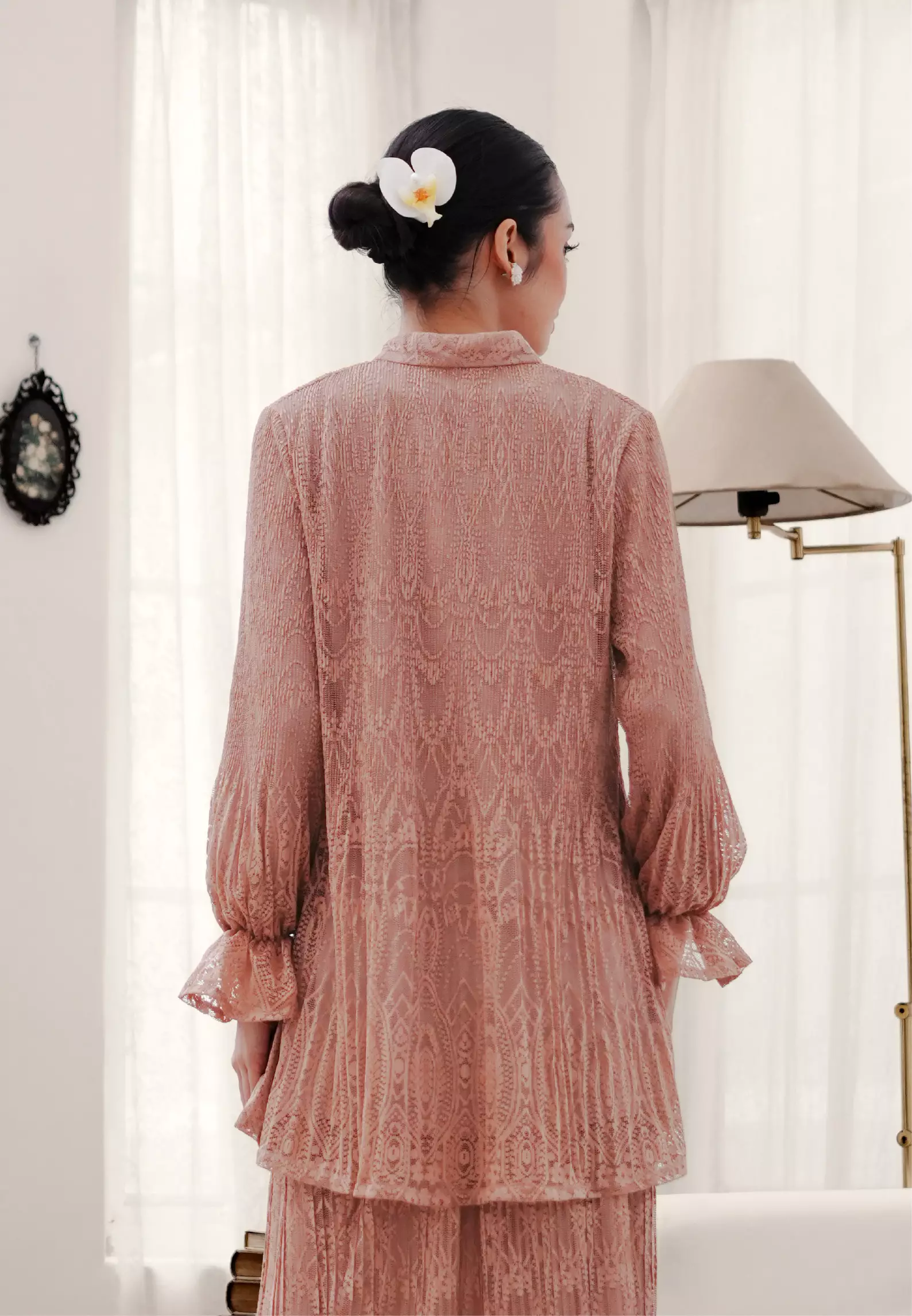 Dalilah Blouse -  Dusty Pink