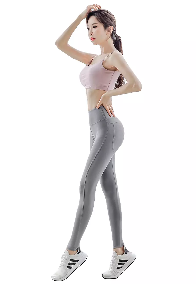 (2PCS) Quick Dry Running Fitness Yoga Dance Set (Bra+Bottoms)