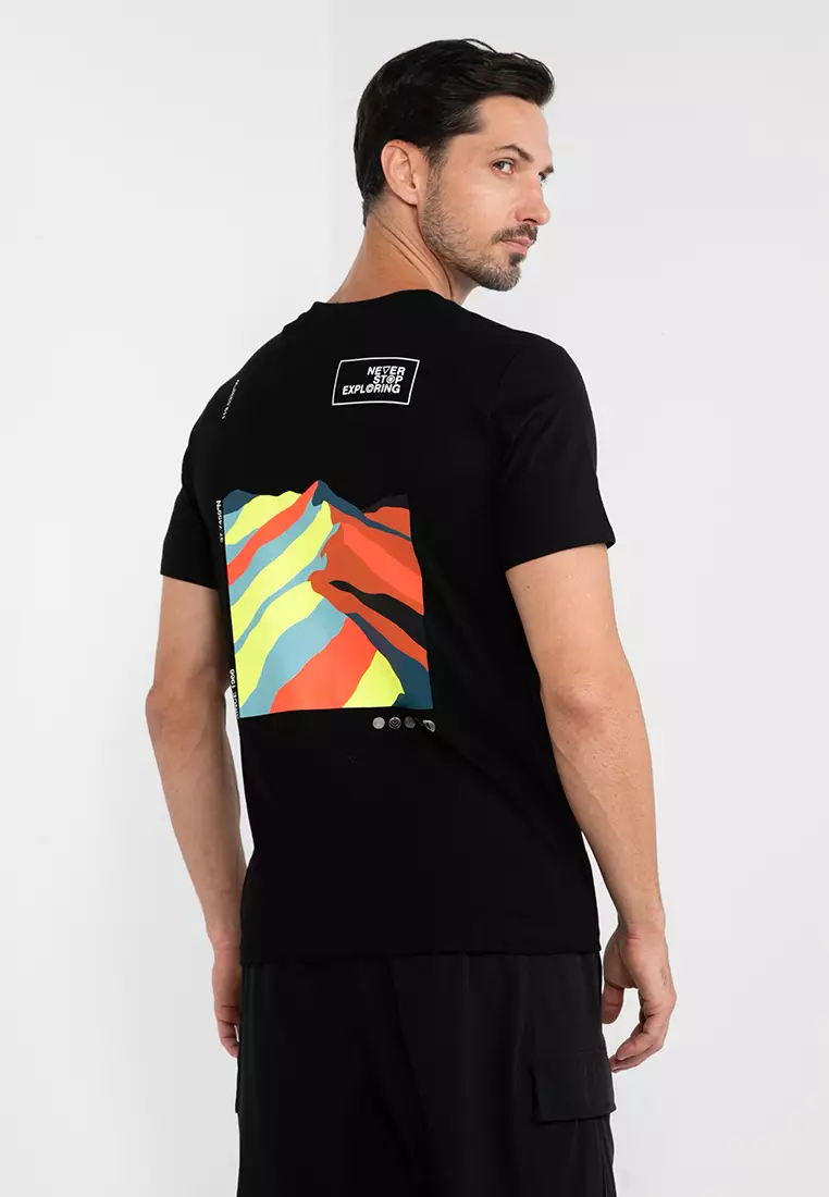 The north on sale face graphic tee