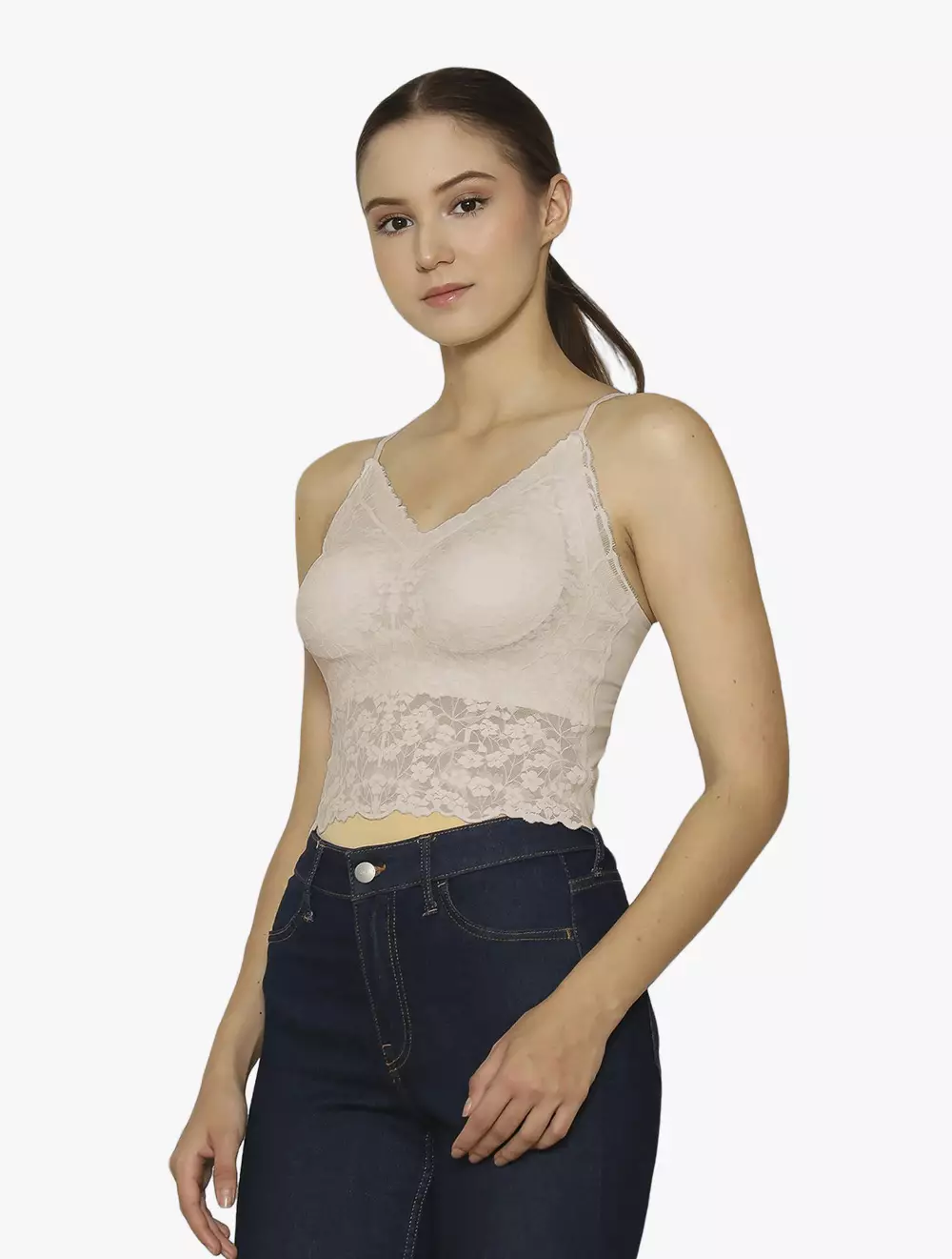 CYNTHIA CHARMY 3 PER 4 CUP CAMISOLE - Brown