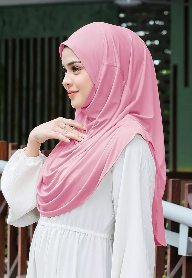 HIJAB INSTAN FATHIA - PINK