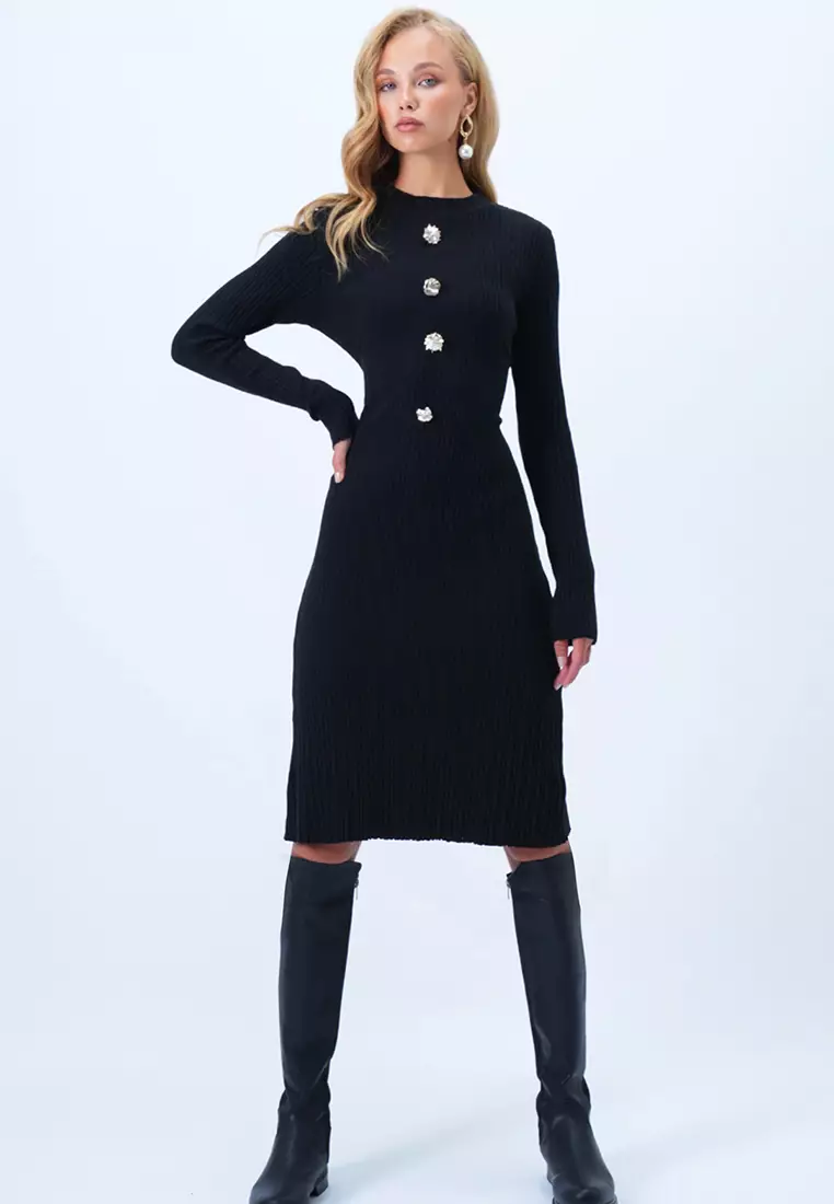 Cotton Knee Length Dress