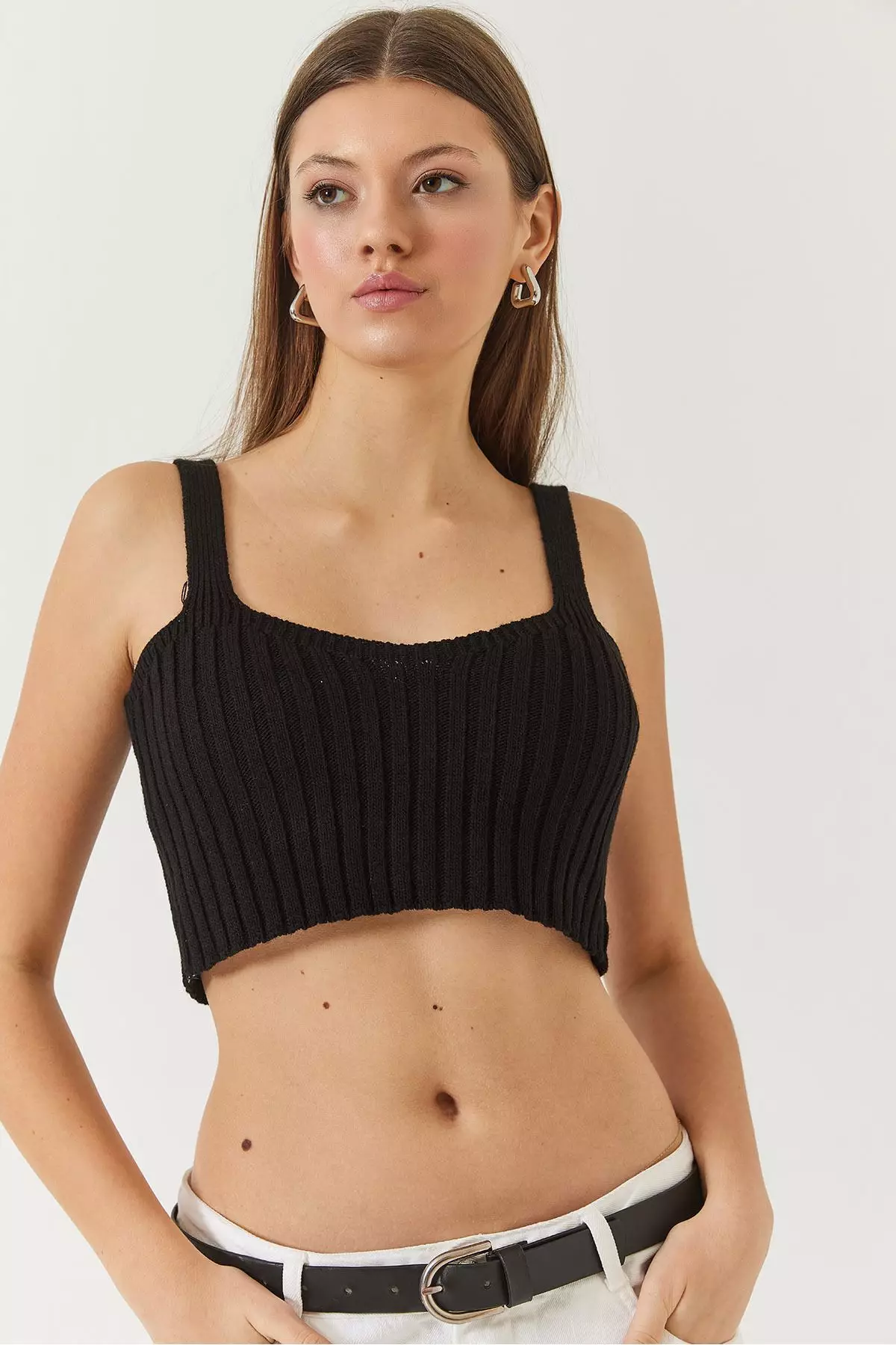 Women's Cardigan Crop Tank Top Double Knitwear Set 60261447