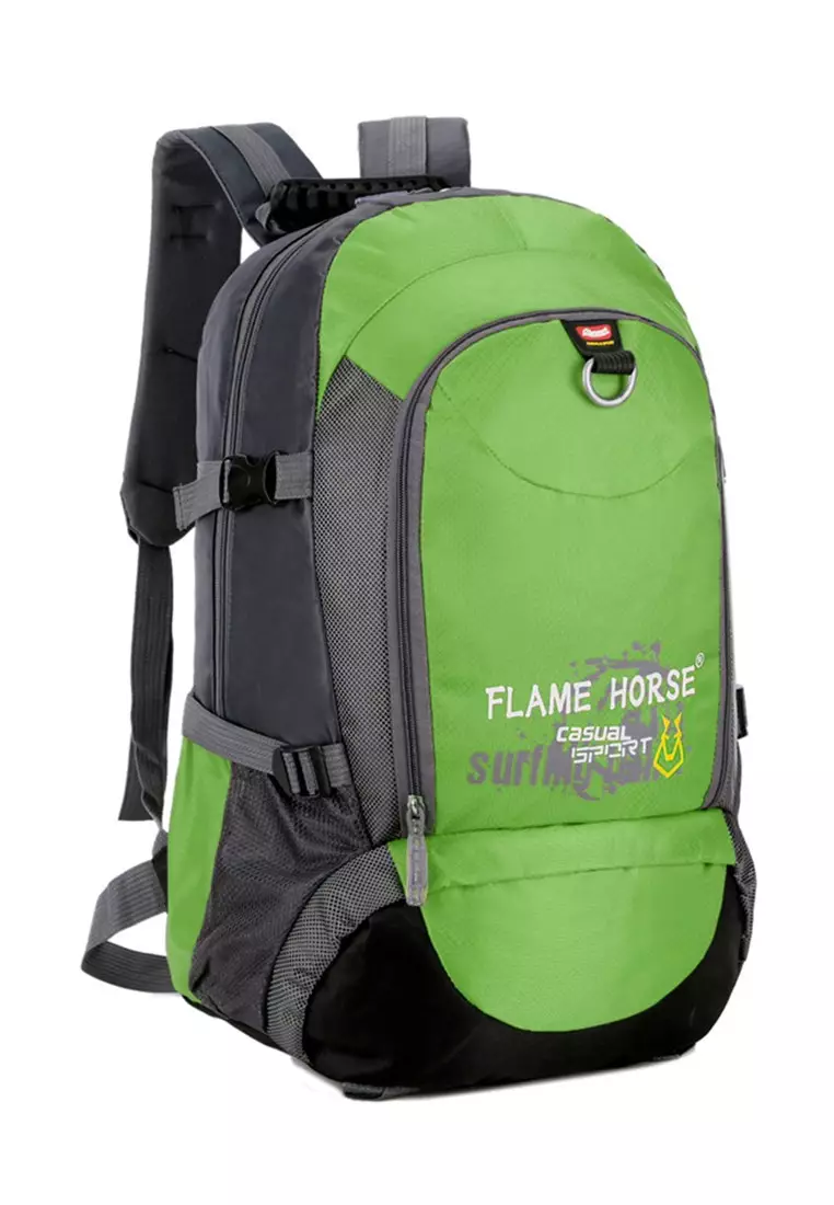 Flame horse backpack shop