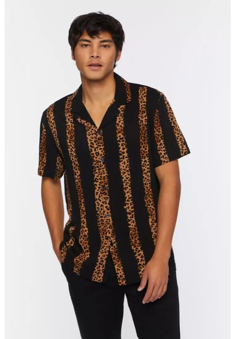 Buy FOREVER 21 Leopard Striped Shirt 2023 Online | ZALORA Philippines