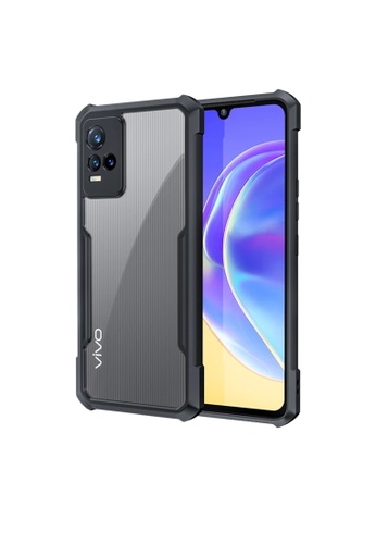 MobileHub black Vivo Y21S XUNDD Urban Armor Gear Shockproof Case Black CDF70ESCE198BCGS_1