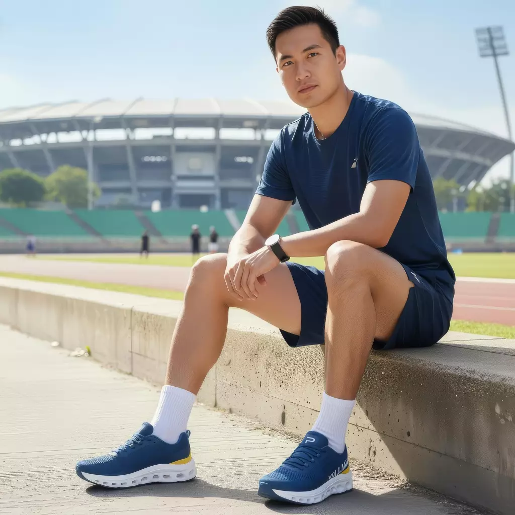 PAULMAY - Sepatu Motion Pro Running Series Blue