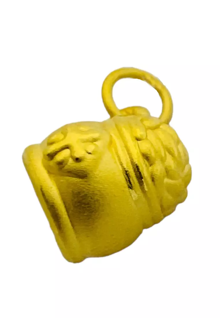 LITZ 999 (24K) Gold Pendant EP0349 (0.93g+/-)