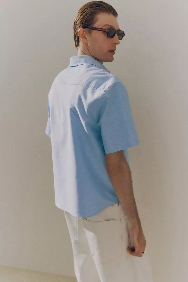 Regular Fit Short-sleeved Oxford shirt