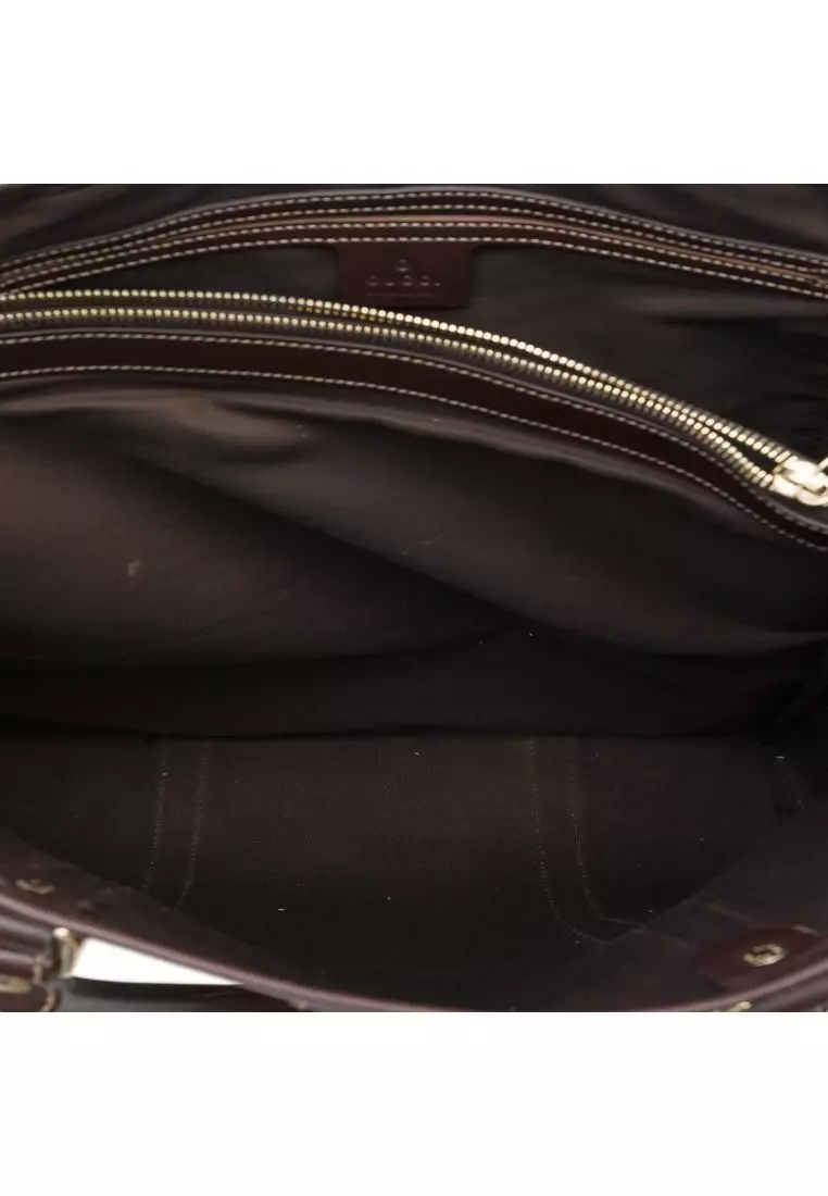 Pre-Loved Gucci Gg Supreme Joy Vertical Tote