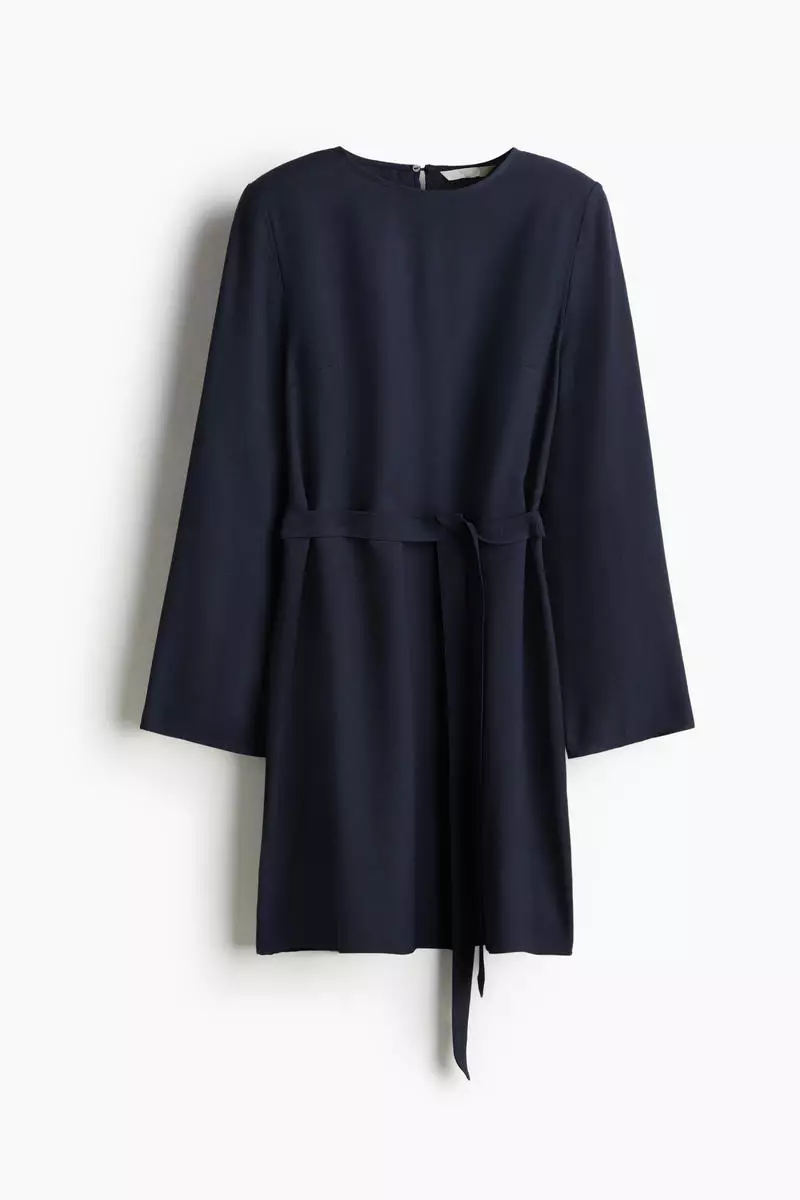 Tie-belt dress