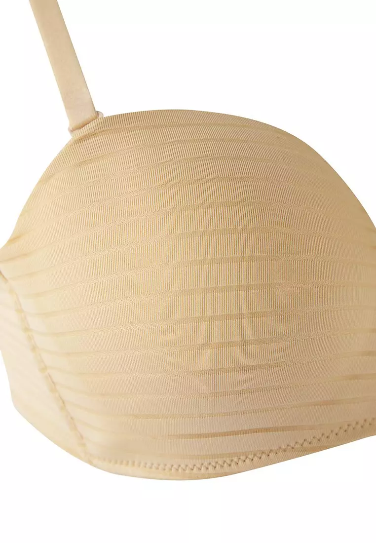 Micro Plain Fixed Cup Strapless Bra