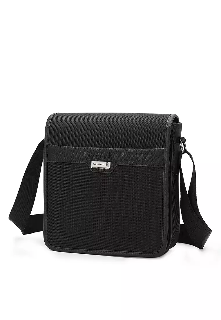 Men's Sling Bag / Crossbody Bag - Black