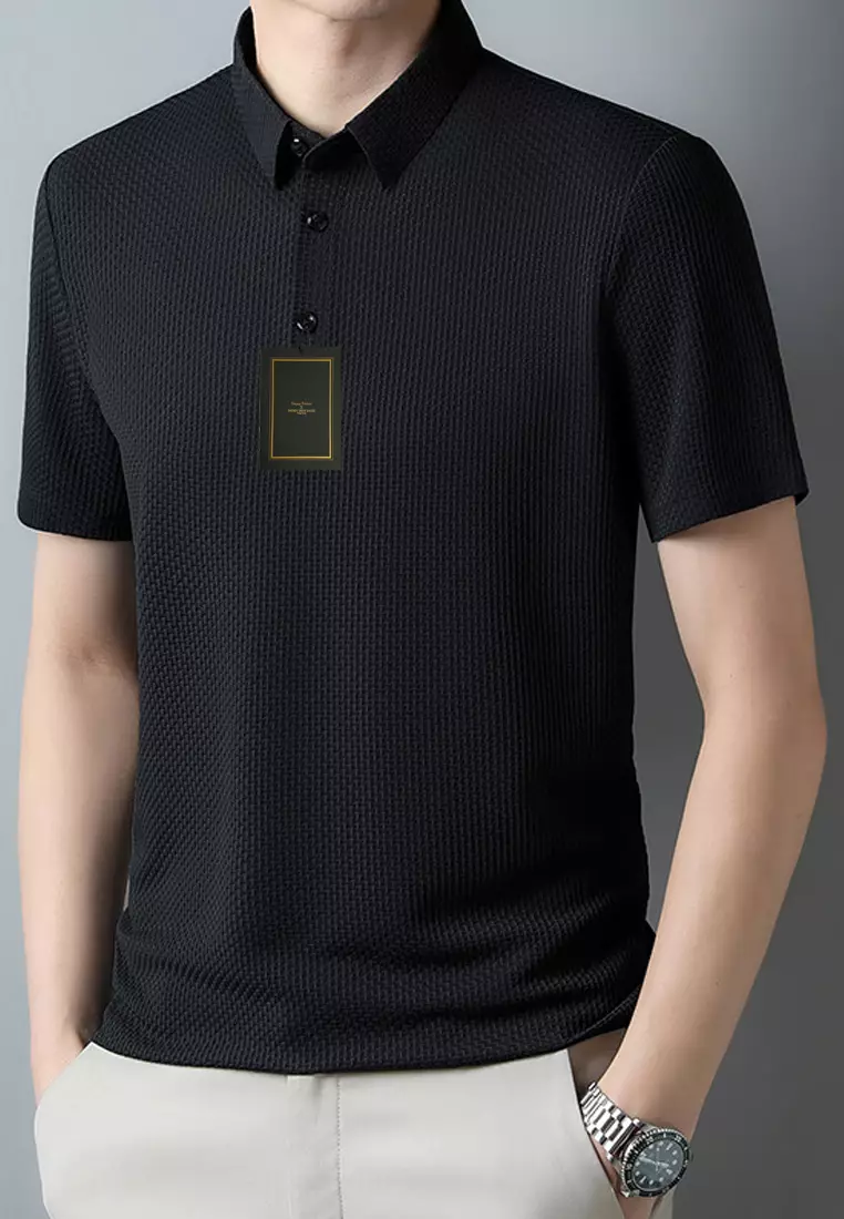 新品未開封 CTHY SUVIN PLATINUM POLO SHIRT 黒 SUVIN PLATINUM POLO SHIRT | CTHY