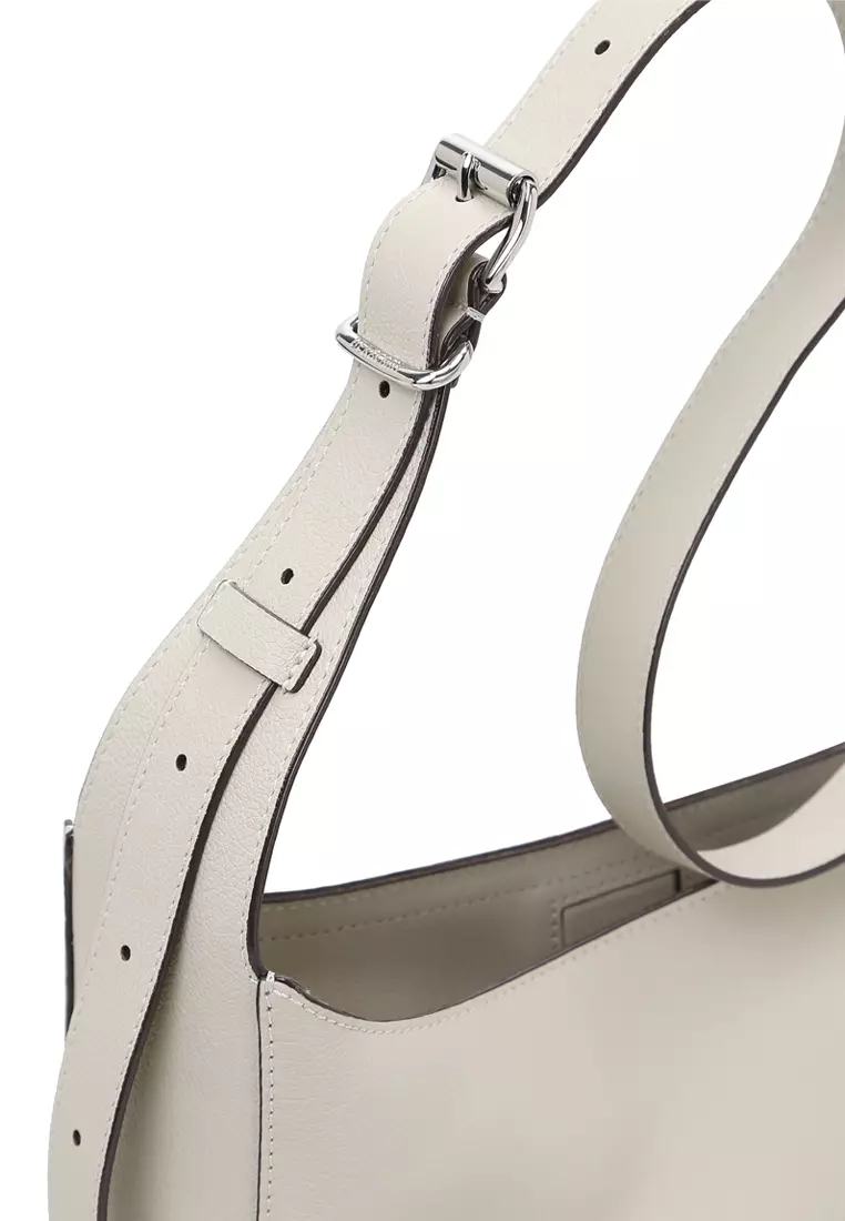 Asymmetric Shoulder Bag - Ivory