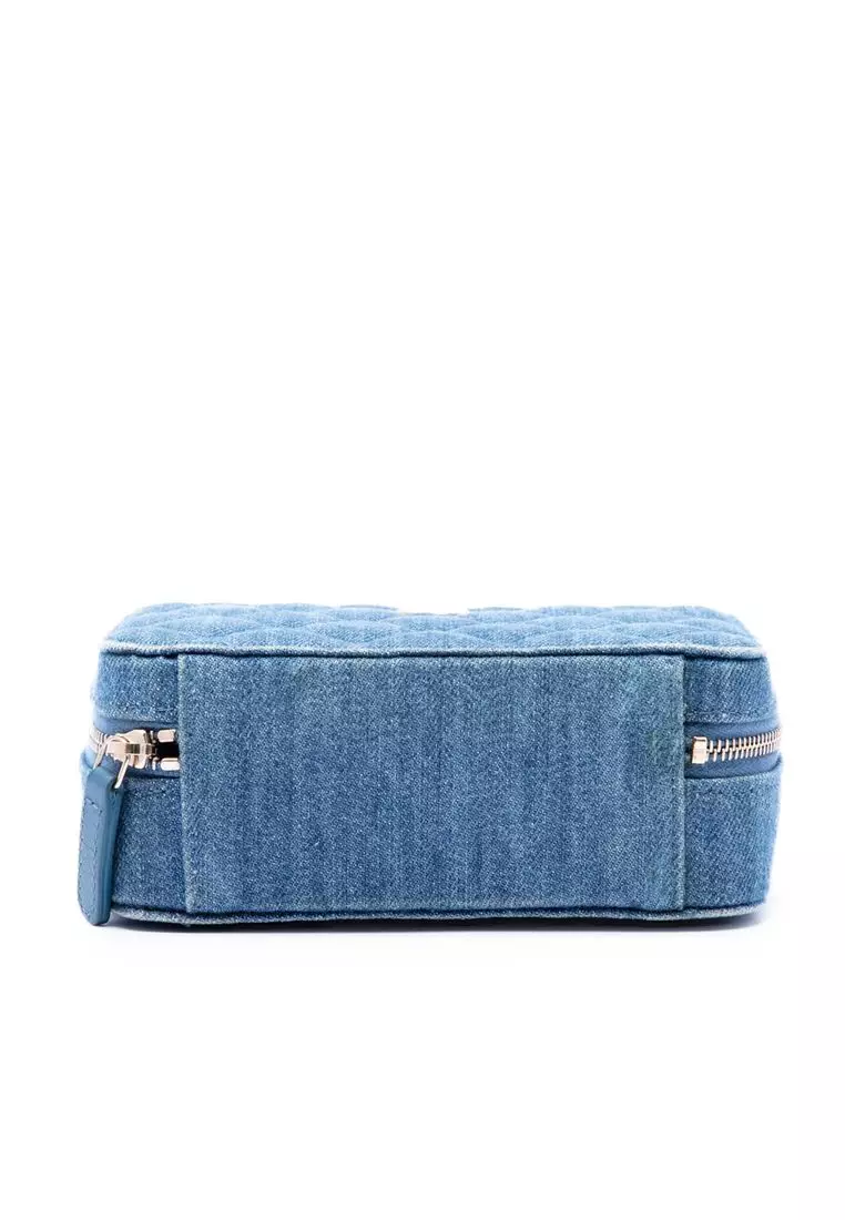 Pre-Loved Chanel Quilted Denim Pearl Crush Camera Bag