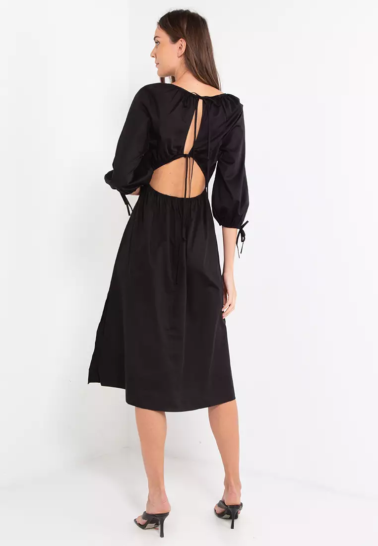 Buy Other Stories Open Back Midi Dress 2024 Online ZALORA