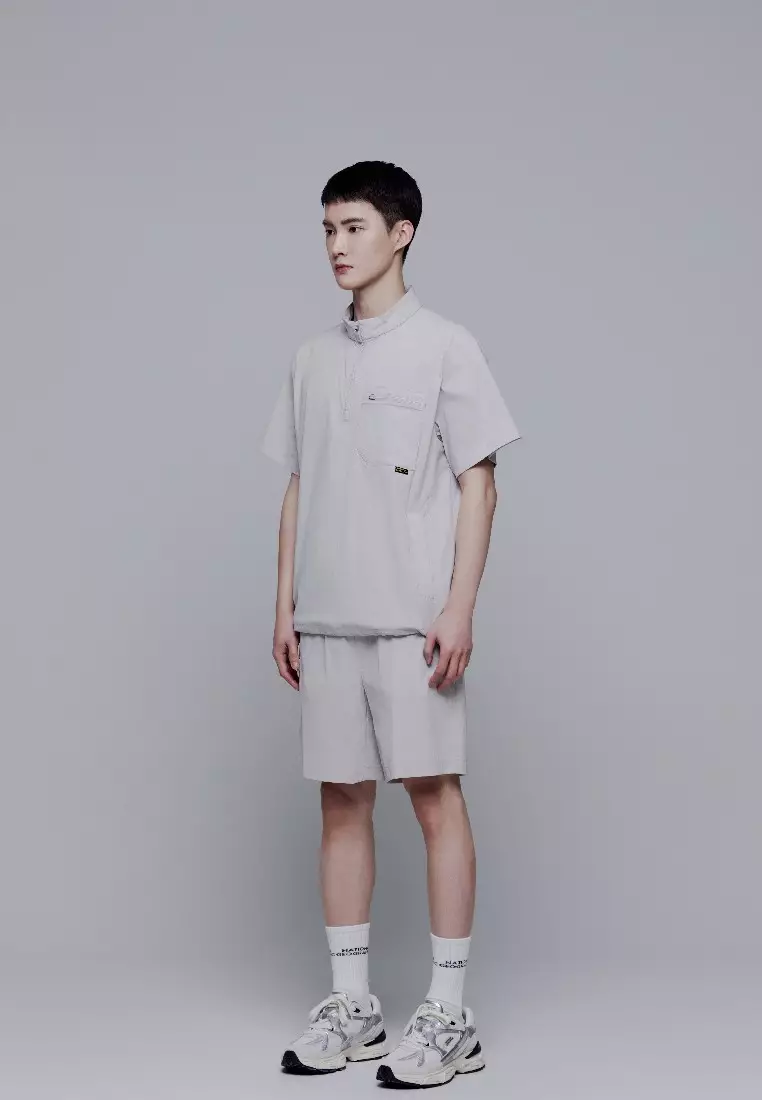 男女同款FIOTOS短袖Anorak輕便運動外套