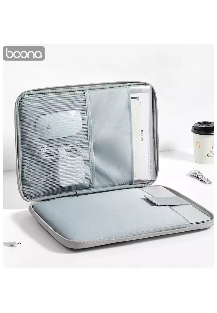 Boona Q015 14 Inch Laptop Gadget Bag Gray