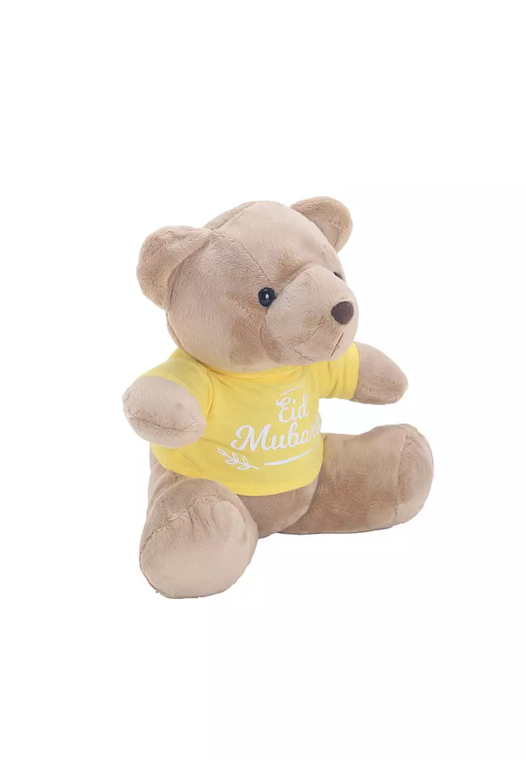 Boneka Animal Plush Bear Ramadhan Style C Kuning 20cm