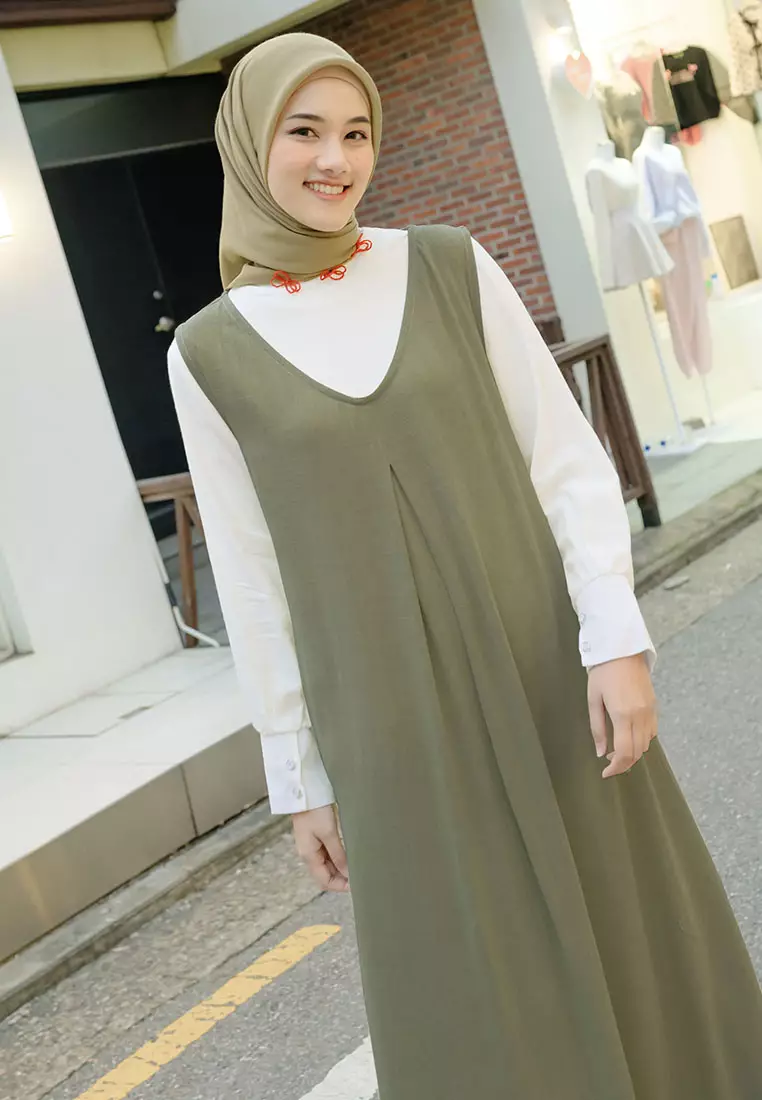 Lozy Hijab - Hagia Overall Soft Army