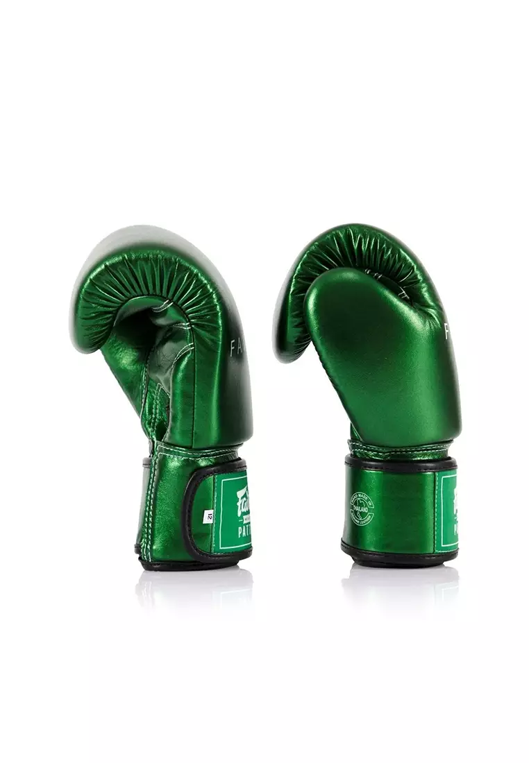 Fairtex Boxing/Muay Thai Gloves - BGV22 - GREEN "Metallic"