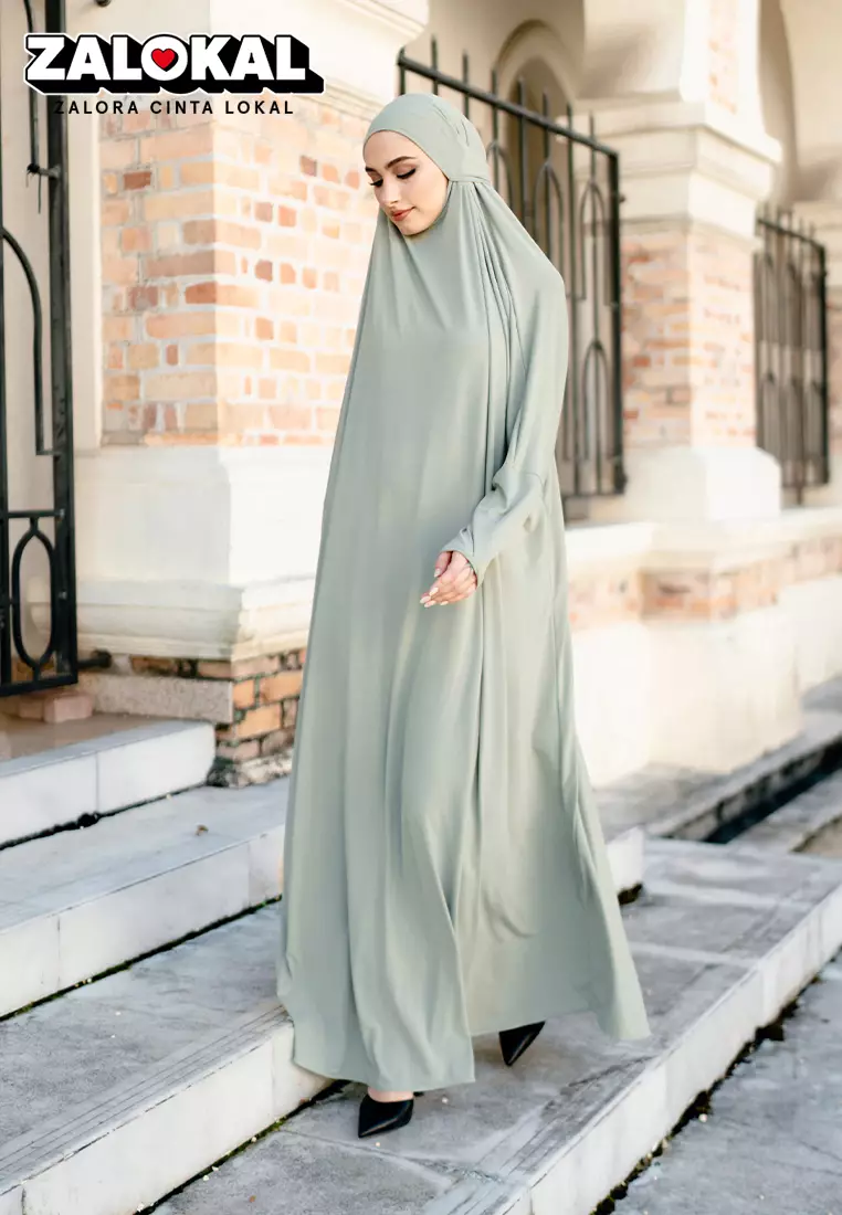 Shameera Abaya in Matcha (Lozy x Hamidah)