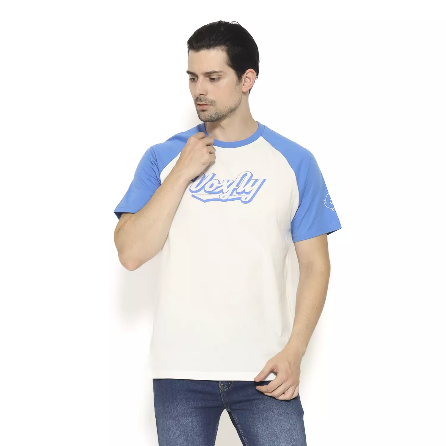 Voxfly Kaos Lengan Pendek Pria No Chill Raglan Men Tee Planet Surf