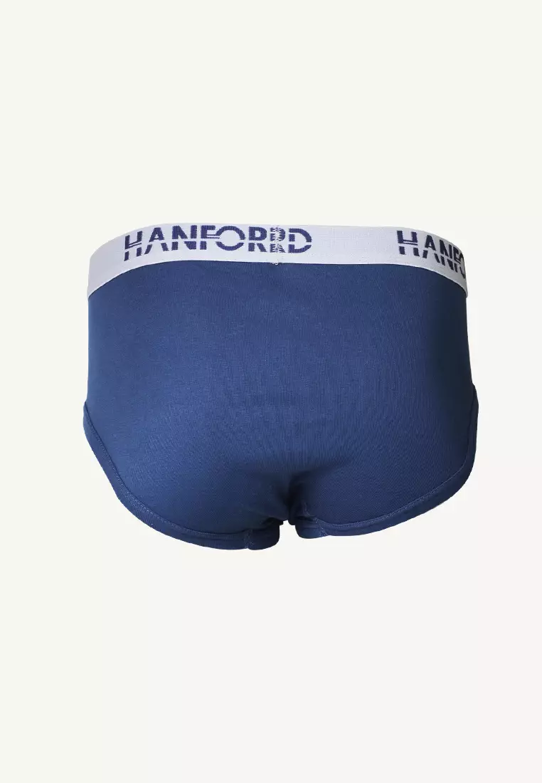 Premium Ribbed Cotton Hipster Men's Briefs Ashton - Assorted Colors (3in1 Pack)