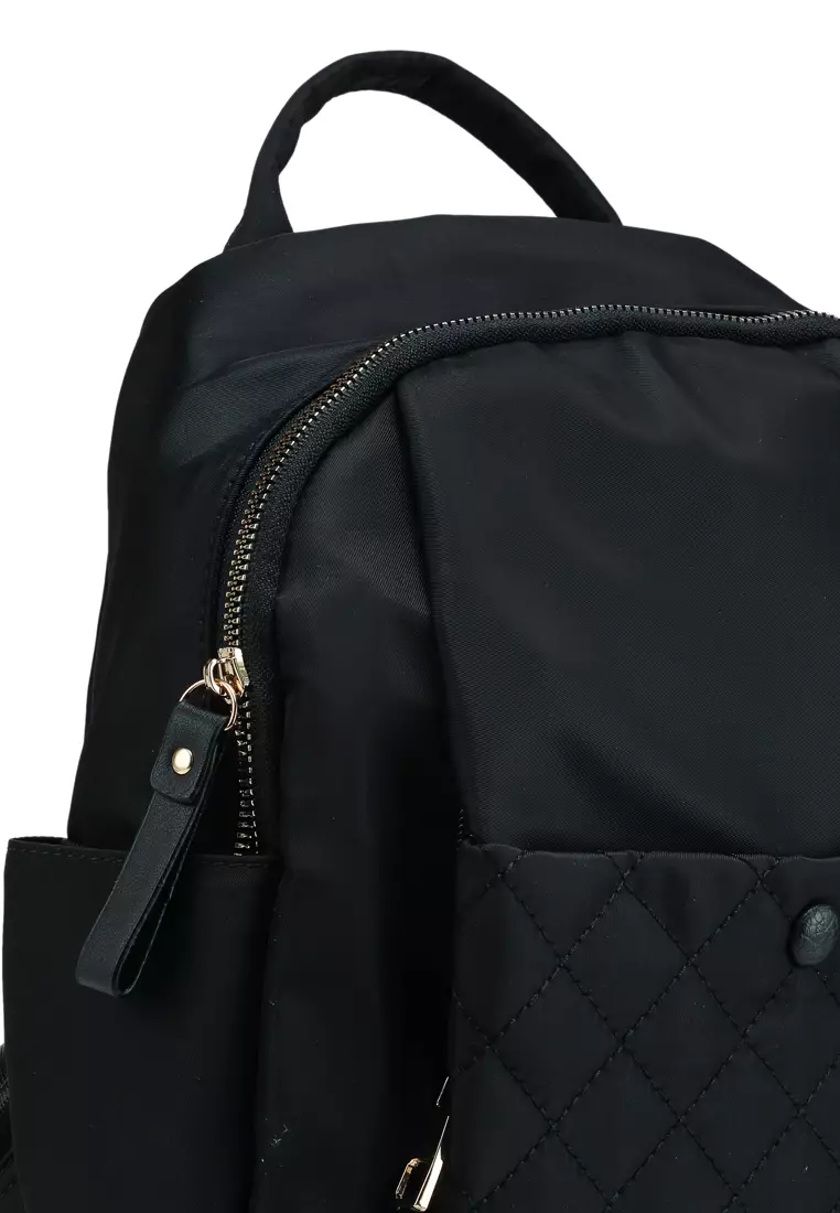 Quilted Nylon Backpack