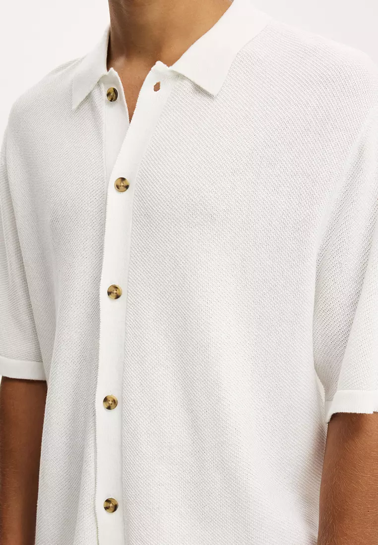 Box Fit Knit Shirt