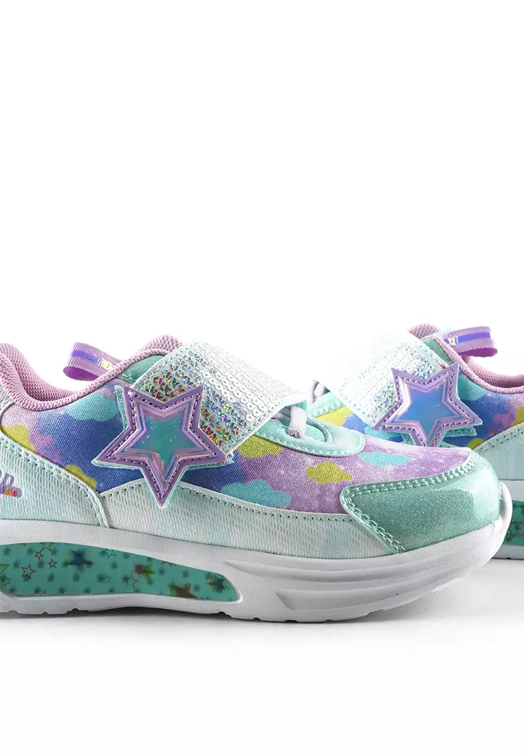 Jackson Kids Ruby 1SO Green Purple - Sepatu Sneakers