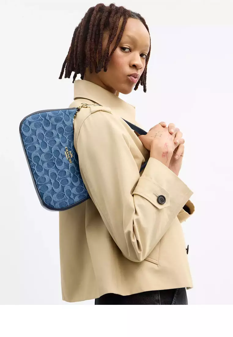 Teri Shoulder Bag In Signature Denim