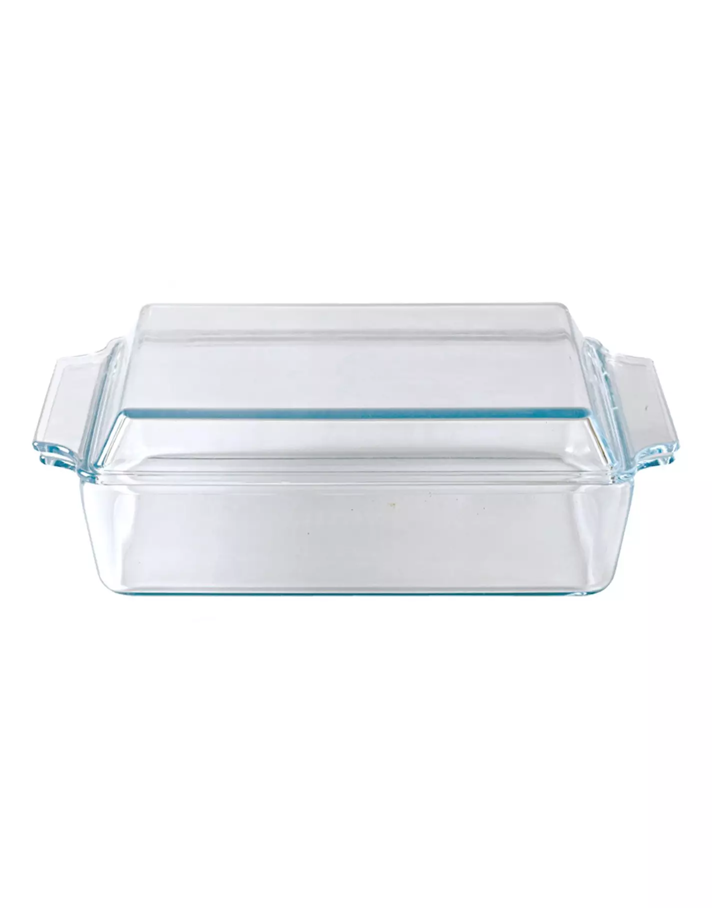 Glass cake hotsell pan with lid