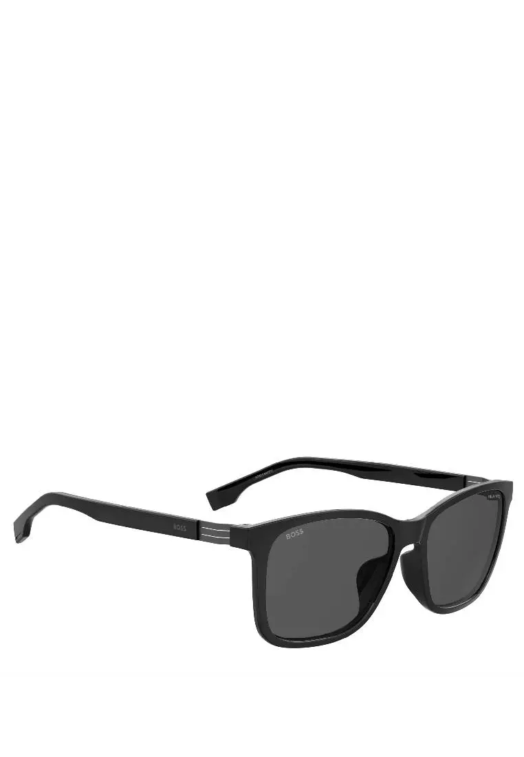 BOSS Sunglasses BOSS 1693/F/SK-807-M9, Square Sharp with Black color