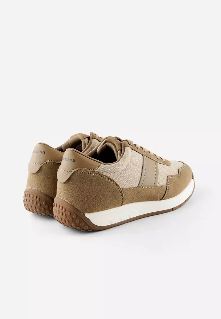 Jackson Kian 1JG Brown - Sepatu Sneakers
